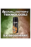 3 Adet Axe Erkek Sprey Deodorant Leather & Cookies 48 Saat Etkileyeci Koku 150 ml