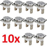10 Adet KSD302 60C 16A Limit Termostat 