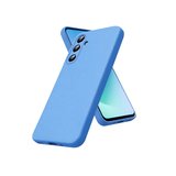 Samsung Galaxy S26 Nano İçi Kadife Silikon - Mavi