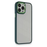 Apple İphone 14 Pro Kılıf Dora Kapak - Haki Yeşil