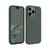 Apple İphone 15 Pro Max Kılıf First Silikon - Koyu Yeşil