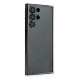 Samsung Galaxy S22 Ultra Kılıf Razer Lensli Silikon - Siyah