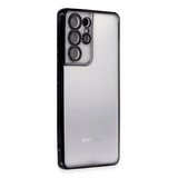 Samsung Galaxy S21 Ultra Kılıf Razer Lensli Silikon - Siyah