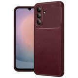 Samsung Galaxy A26 Kılıf Auto Focus Karbon Kapak - Bordo