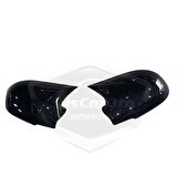 Hyundai Accent Admire 2000-2006 Batman Yarasa Ayna Kapağı Piano Black ABS Plastik