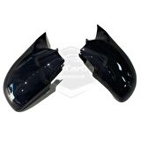 Hyundai Accent Admire 2000-2006 Batman Yarasa Ayna Kapağı Piano Black ABS Plastik