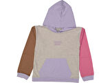 POSITIVE EFFECT NAKIŞLI KAPUŞONLU KIZ SWEATSHIRT