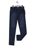 ÇİZİKLİ LİKRALI JEANS ERKEK PANTOLON
