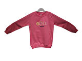 GOLD NAKIŞLI KIZ SWEATSHIRT