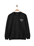VISUAL ROCK NAKIŞLI ERKEK SWEATSHIRT