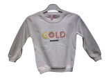 GOLD NAKIŞLI KIZ SWEATSHIRT