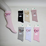 KIZ ÇOCUK ANGEL DİZ ALTI ÇORAP (2 ADET)