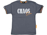 CHAOS BASKILI ERKEK T-SHIRT