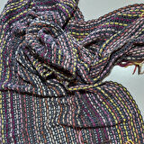 El Yapımı geniş Şal , El Örgüsü tasarım , Hediyelik Şal, Şık Şal, Çok Renkli , Moli Tasarım