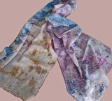 Pamuklu Fular, Batik Boyalı pamuklu, Hediyelik Fular, Şık, Kadın Fular, çok renkli, Moli tasarım, 