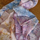 Pamuklu Fular, Batik Boyalı pamuklu, Hediyelik Fular, Şık, Kadın Fular, çok renkli, Moli tasarım, 