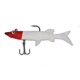 6315 Realistic Pike Kırmızı Kafa Turna Model Kendinden Zokalı 10cm. 18gr. 5li Paket