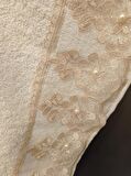 NİVEMESHOME BATİK MOONS KAHVE NAKIŞLI HAVLU