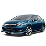 S-Dizayn Honda Civic Krom Cam Çıtası 4 Prç 2012-2016