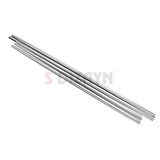 S-Dizayn Honda Civic Krom Cam Çıtası 4 Prç 2012-2016