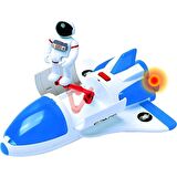 Sesli ve Işıklı Oyuncak Uzay Mekiği ve Astronot Seti - Uzay Roketi ve Astronotu