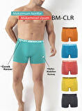 Erkek Boxer Likralı Premıum 6'lı Kutu BORİS BM-CLR