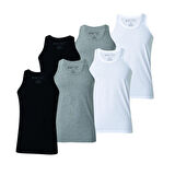 Erkek Atlet Premium 6'Lı Kutu Penye Süprem %100 Pamuk