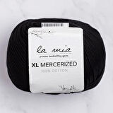 La Mia XL Mercerized Siyah El Örgü İpi - 1 - 33758