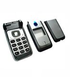 Nokia 6125 Kasa Kapak Nokia 6125 Siyah Gri Orta Kasa Ön Kapak Arka Kapak Tuş Takımı