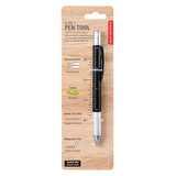 4-in-1 Pen Multı Tool – Mühendis Kalem – Su Terazili Çok Amaçlı Kalem Siyah