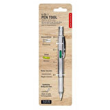 4-in-1 Pen Multı Tool – Mühendis Kalem – Su Terazili Çok Amaçlı Kalem Siyah