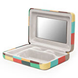 Kikkerland Hediye-Mucevher Kutusu Kare Desen