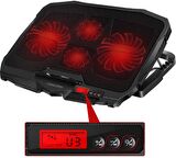 Concord C-884 4 Fanlı Kademeli Oyuncu Gaming Laptop Soğutucu Stand Cooler