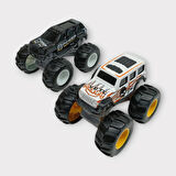 Mini Off-Road Araçlar 2'li - Siyah Beyaz