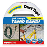 Çok Amaçlı Suya Dayanıklı Tamir Bandı 48mmx10m Beyaz