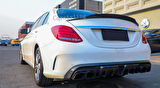 Mercedes W206 Uyumlu PSM Spoiler - Piano Black