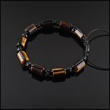 Doğal Taş Bileklik, Kaplan Gözü ve Hematit Taşı Bileklik,Hediye Bileklik, Kadın Bileklik, Erkek Bileklik, Ayarlanabilir