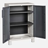 Plastik Bahçe Balkon Teras Kiler Dolap 65*38*93H cm