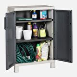 Plastik Bahçe Balkon Teras Kiler Dolap 65*38*93H cm
