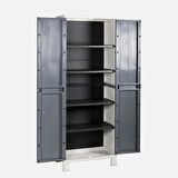 Çok Amaçlı Balkon Bahçe Kiler Plastik Dolap 65x37x173