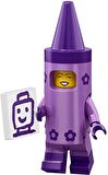 Lego Minifigür - Lego Movie 2 - 71023 - Crayon Girl