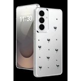Samsung Galaxy S26 Plus Fiyonk Desenli Kapak - Desen 1