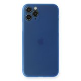 Apple İphone 11 Pro Max Kılıf Pp Ultra İnce Kapak - Mavi