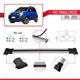 Fiat Panda Cross 2014 ve Sonrası ile Uyumlu FLY Model Ara Atkı Tavan Barı Gri 2 Adet