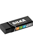 Silka Silgi Black Rock Siyah (24 Lü Paket)