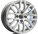 PEUGEOT UYUMLU JANT KM465 6.5X15 4X108 ET-20 65.1 SiLVER (4 ADET)