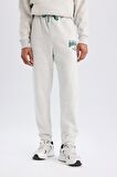 DeFactoFit NBA Milwaukee Bucks Kalın Jogger Eşofman Altı Standart Fit Beli Bağcıklı Cepli D6701AX25SPGR421