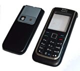 Nokia 6151 Kapak Nokia 6151 uyumlu Siyah ön Kapak Arka Kapak ve Tuş Takımı