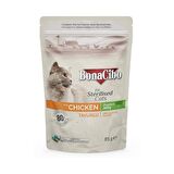 Jöleli Tavuklu Pouch Kısırlaştırılmış Yetişkin Kedi Yaş Maması 12 Adet x 85 Gram