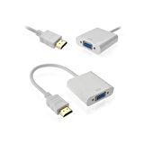 Hdmi to Vga Kablo Çevirici Dönüştürücü Görüntü Altın Uçlu-FULL HD